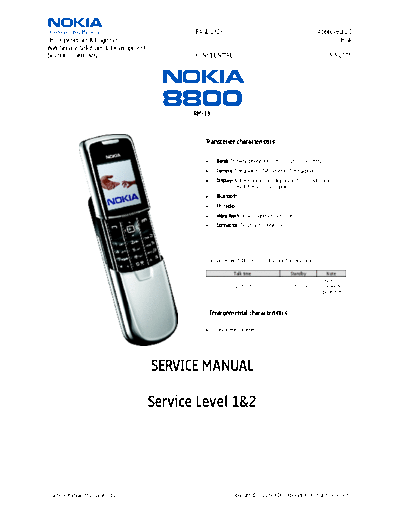 NOKIA 8800 rm-13 sm level 1 2  NOKIA Mobile Phone 8800 8800_rm-13_sm_level_1_2.pdf