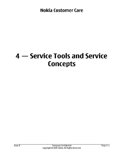 NOKIA 4-service-tools-and-service-concepts  NOKIA Mobile Phone N70 4-service-tools-and-service-concepts.pdf