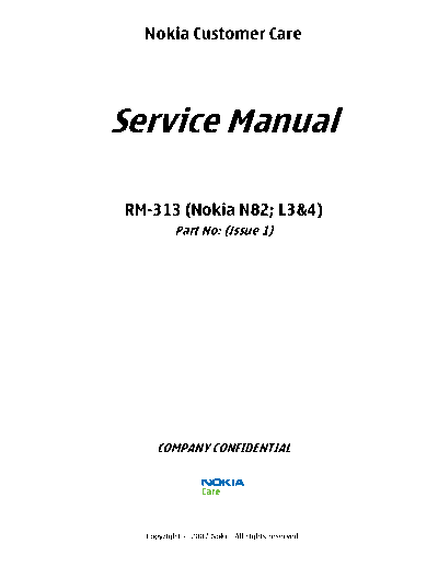 NOKIA N82 RM-313 SM L3&4  NOKIA Mobile Phone N82 N82_RM-313_SM_L3&4.pdf