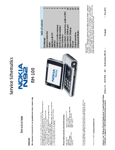 NOKIA N92 schematics v3  NOKIA Mobile Phone N92 N92_schematics_v3.pdf