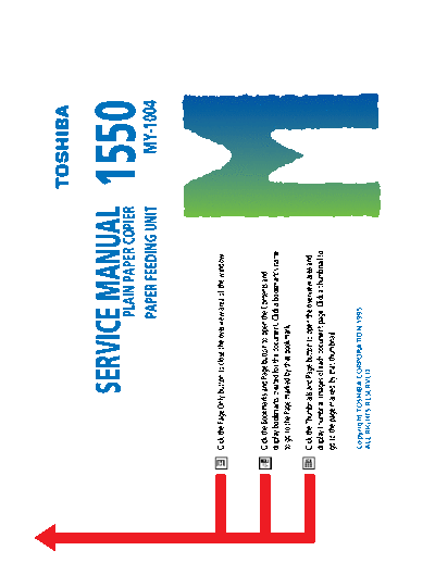 TOSHIBA 1550SM  TOSHIBA Copiers 1550 Toshiba1550SM.PDF