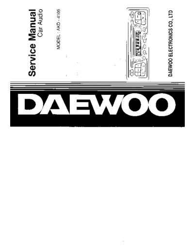 Daewoo AKD-4105  Daewoo AKD AKD-4105 AKD-4105.PDF