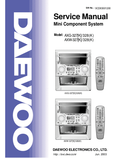 Daewoo AXW-327  Daewoo AXW AXW-327 AXW-327.pdf