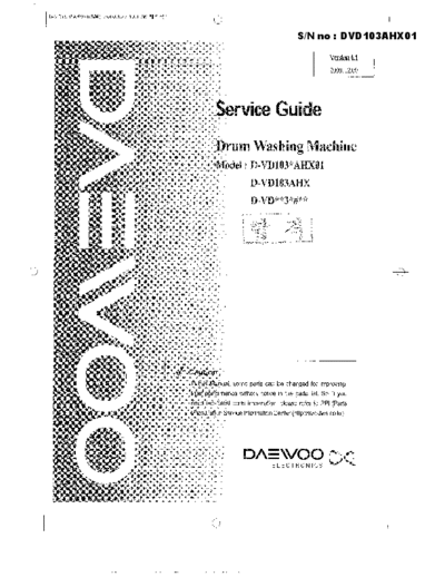 Daewoo D-VD103AHX  Daewoo D D-VD103AHX D-VD103AHX.pdf