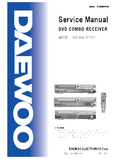 Daewoo DCR-9130  Daewoo DCR DCR-9130 DCR-9130.pdf