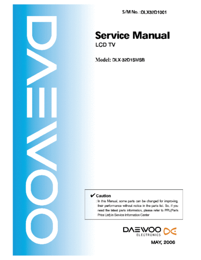 Daewoo DLX-32D1SMSB  Daewoo DLX DLX-32D1SMSB DLX-32D1SMSB.pdf