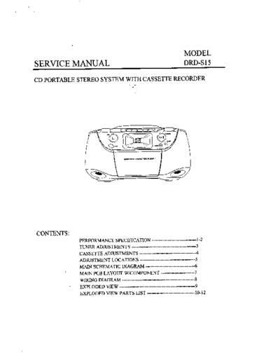 Daewoo DRD-S15  Daewoo DRD DRD-S15 DRD-S15.pdf