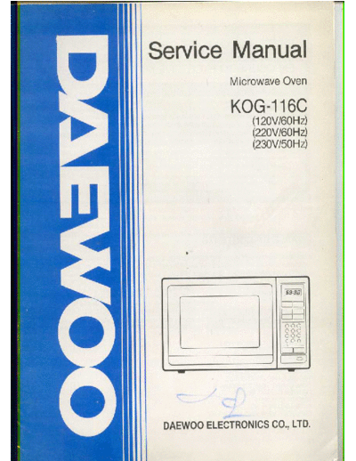 Daewoo KOG-116C  Daewoo KOG KOG-116C KOG-116C.pdf