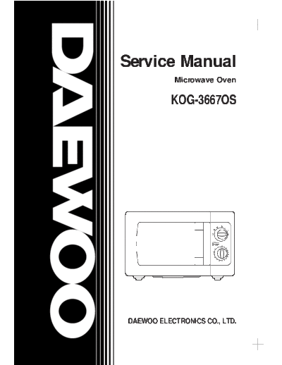 Daewoo KOG-3667OS  Daewoo KOG KOG-3667OS KOG-3667OS.pdf