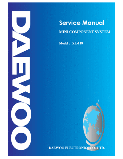 Daewoo XL-118  Daewoo XL XL-118 XL-118.pdf