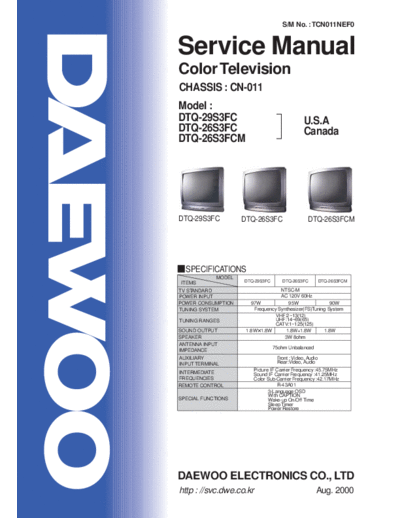 Daewoo CN-011  Daewoo hassis CN CN-011 CN-011.pdf