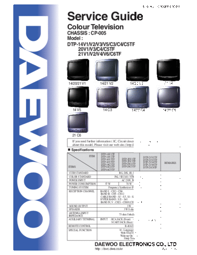 Daewoo CP-005  Daewoo hassis CP CP-005 CP-005.pdf