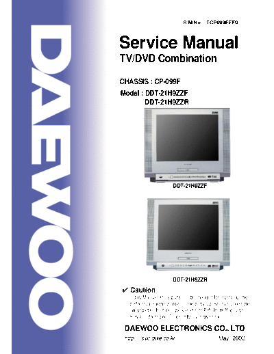 Daewoo CP-099F  Daewoo hassis CP CP-099F CP-099F.pdf