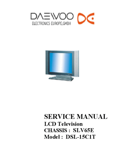 Daewoo SLV-65E  Daewoo hassis SLV SLV-65E SLV-65E.pdf