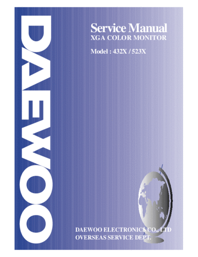 Daewoo 432X & 523X  Daewoo  432X & 523X 432X & 523X.PDF