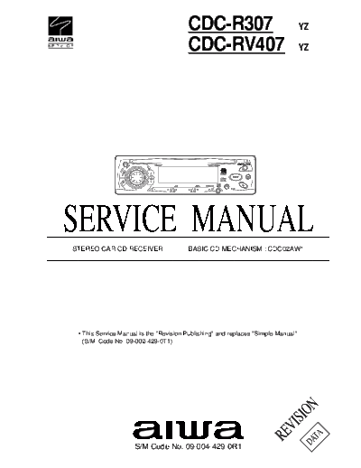 AIWA aa CDC-R307,CDC-RV407  AIWA   Aiwa CDC-R307 & CDC-RV407 aiwa_aa_CDC-R307,CDC-RV407.pdf