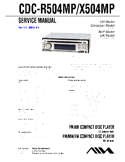 AIWA CDC-R504MP  CDC-X504MP  AIWA   Aiwa CDC-R504MP AIWA CDC-R504MP_ CDC-X504MP.pdf