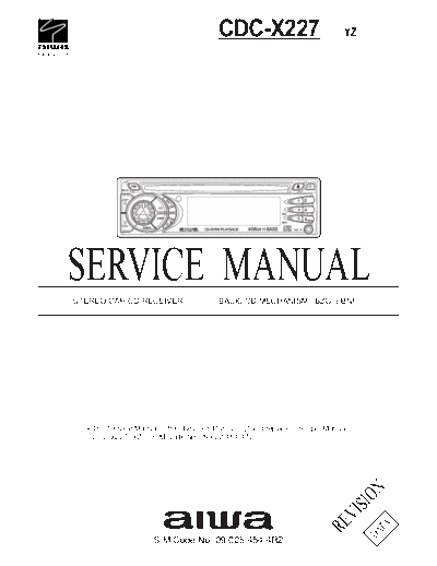 AIWA CDCX227  AIWA   Aiwa CDCX227 CDCX227.pdf