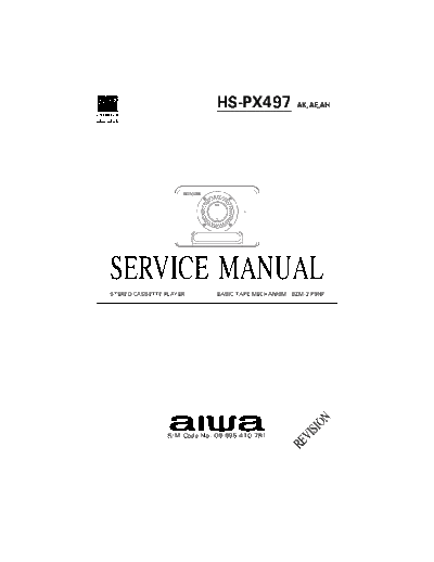 AIWA HS-PX497  AIWA     Aiwa HS-PX497 HS-PX497.pdf