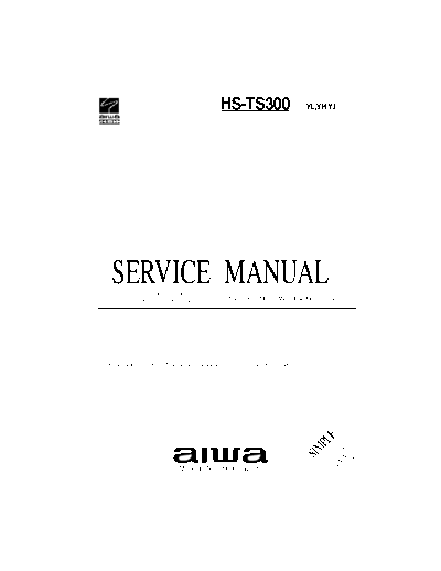 AIWA 09-001-427-5T1  AIWA     Aiwa HS-TS300 09-001-427-5T1.pdf