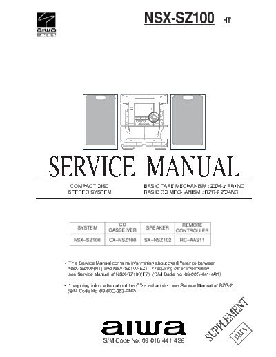 AIWA SU4  AIWA     Aiwa CX-NSZ100 SU4.pdf