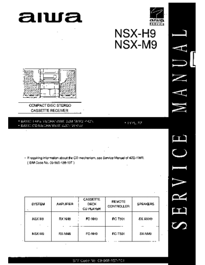 AIWA nsxh9  AIWA     Aiwa NSX-H9 nsxh9.pdf