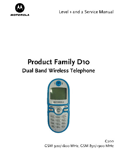 motorola SM SeMa C200 A4 C L12 1[1][1].0  motorola Mobile Phone C200_sm SM_SeMa_C200_A4_C_L12_1[1][1].0.pdf