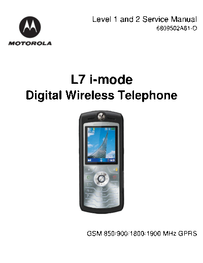 motorola SM L7iMode A4 C L12 V1  motorola Mobile Phone L7_i_mode_sm SM_L7iMode_A4_C_L12_V1.pdf