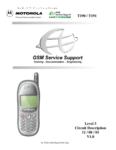 motorola Circuit Description  motorola Mobile Phone T190_T191_sm Circuit Description.pdf