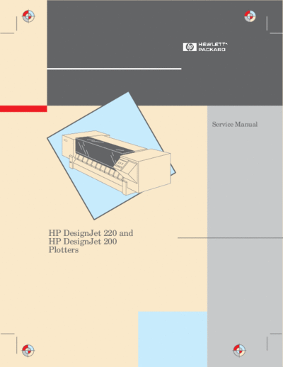 HP Service Manual  HP printer InkJet DesignJet 2xx Service Manual.pdf
