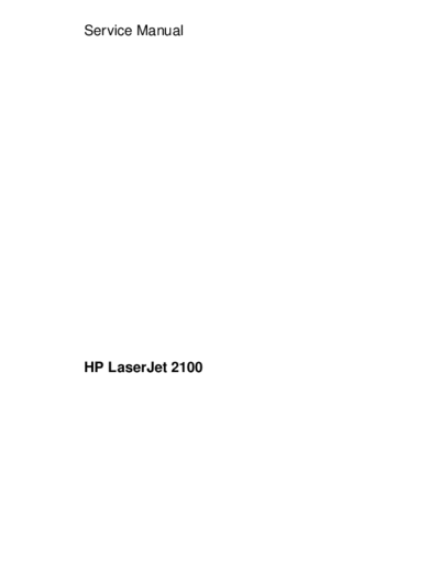 HP 2100sm  HP printer Laser LJ 2100 2100sm.pdf