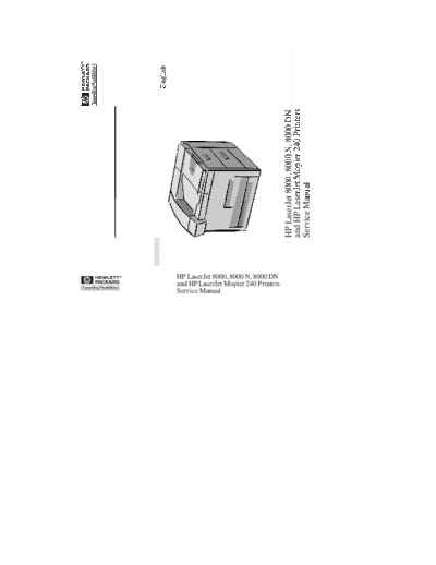 HP 8000sm  HP printer Laser LJ 8000 8000sm.pdf