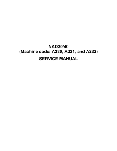 ricoh s nad  ricoh Copiers Aficio350_450 Service.man s_nad.pdf