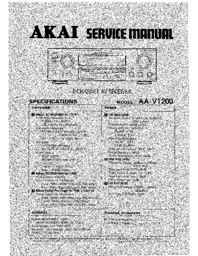 Akai AA-V1200  Akai AA AA-V1200 AA-V1200.pdf