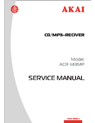 Akai ACR-143MP  Akai ACR ACR-143MP ACR-143MP.pdf