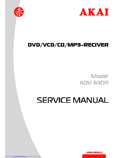 Akai ADV-63DR  Akai ADV ADV-63DR ADV-63DR.pdf