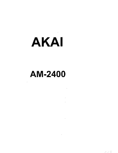 Akai AM-2400 Ver 2  Akai AM AM-2400 AM-2400 Ver 2.pdf