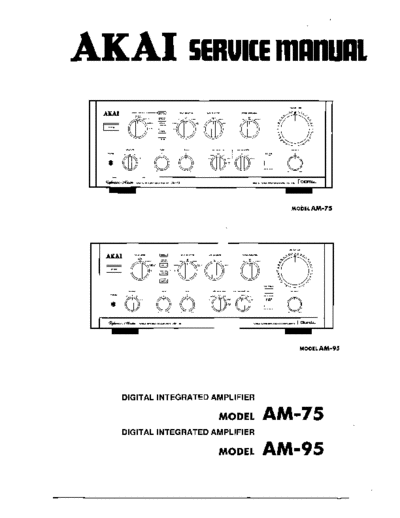 Akai AM-75 & 95  Akai AM AM-75 & 95 AM-75 & 95.pdf