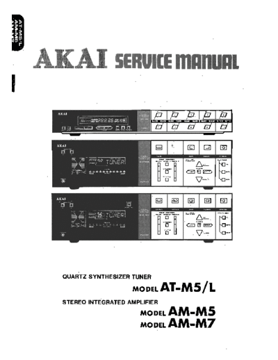 Akai AM-M5 & M7  Akai AM AM-M5 & M7 AM-M5 & M7.pdf