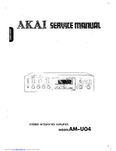 Akai AM-U04  Akai AM AM-U04 AM-U04.pdf