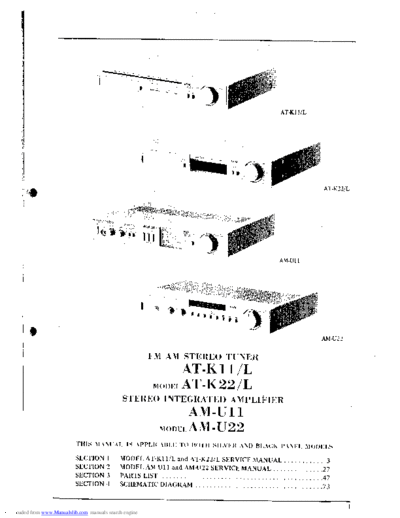 Akai AM-U11 & U22  Akai AM AM-U11 & U22 AM-U11 & U22.pdf