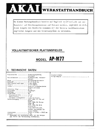 Akai AP-M77 Ver 2  Akai AP AP-M77 AP-M77 Ver 2.pdf