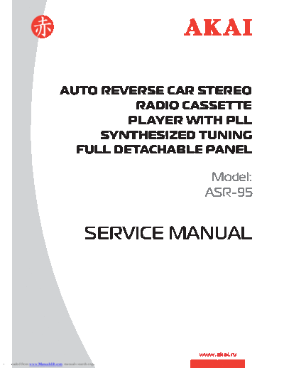 Akai ASR-95  Akai ASR ASR-95 ASR-95.pdf