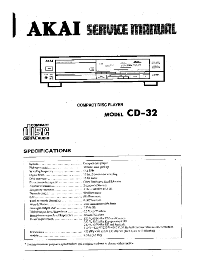 Akai CD-32  Akai CD CD-32 CD-32.pdf