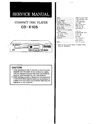 Akai CD-X105  Akai CD CD-X105 CD-X105.pdf