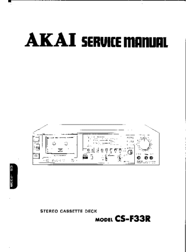 Akai CS-F33R  Akai CS CS-F33R CS-F33R.pdf