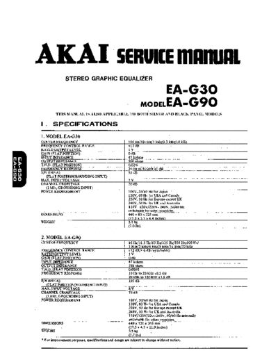 Akai EA-G30 & G90  Akai EA EA-G30 & G90 EA-G30 & G90.pdf