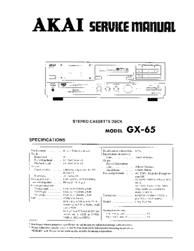 Akai GX-65  Akai GX GX-65 GX-65.pdf