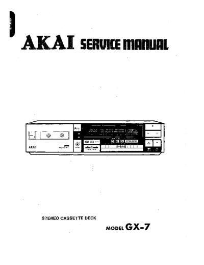 Akai GX-7  Akai GX GX-7 GX-7.pdf