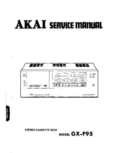 Akai GX-F95  Akai GX GX-F95 GX-F95.pdf